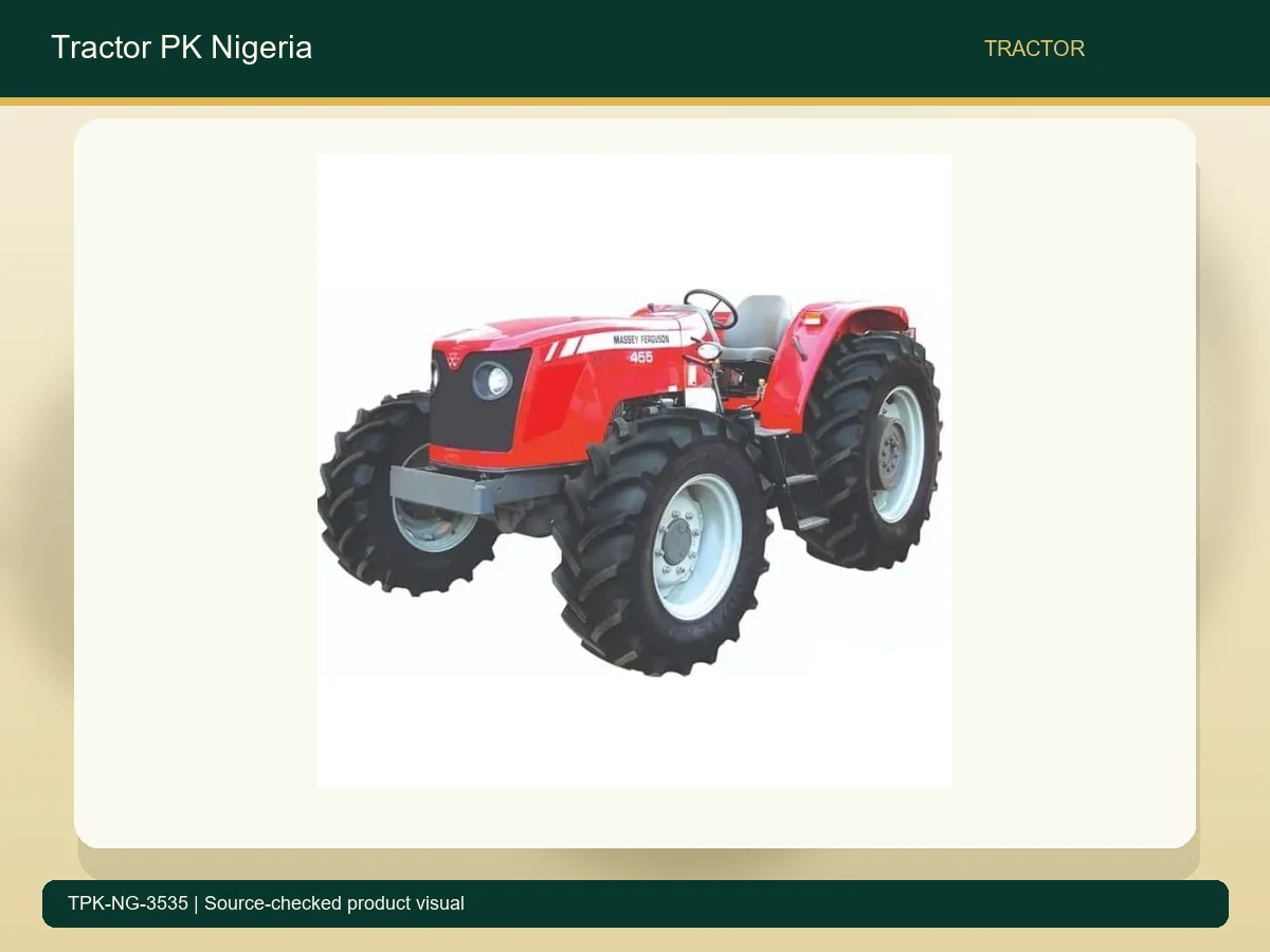 Millat MF 455 XTRA 4WD Tractor for Nigeria Farms accurate product photo