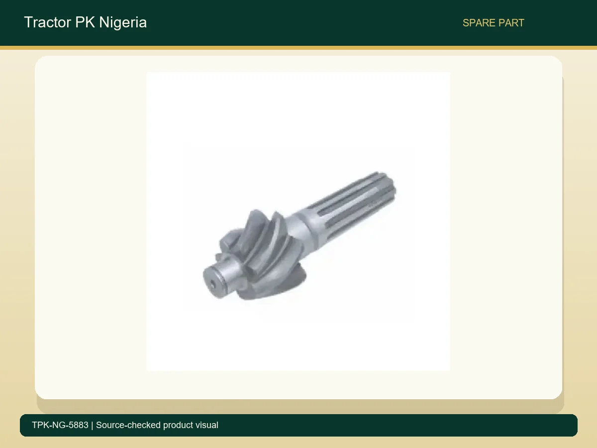 Pinion (8T) 1693731M1 for Massey Ferguson Tractors in Nigeria accurate product photo