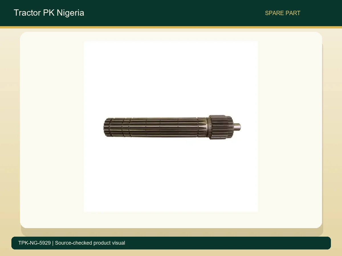 Main Shaft 1687642M1 for Massey Ferguson Tractors in Nigeria accurate product photo