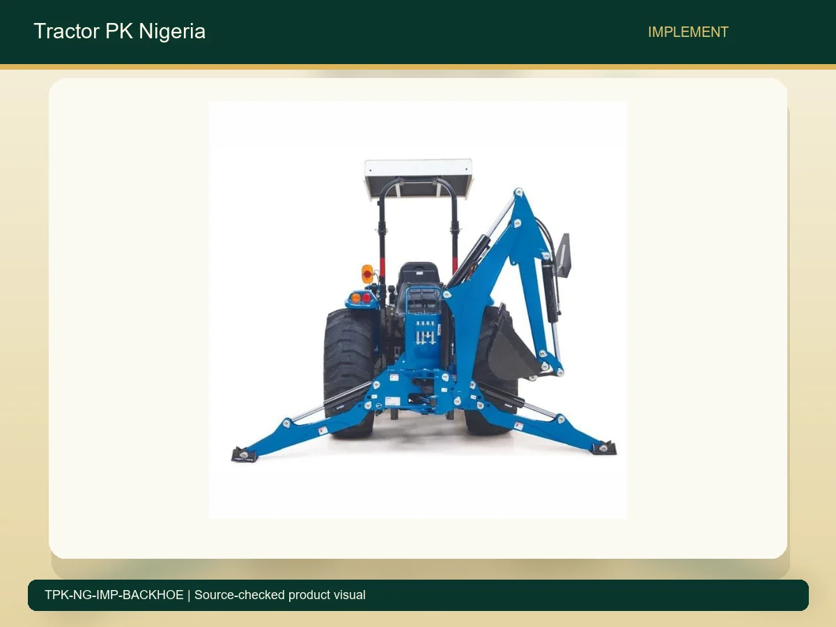 Backhoe Attachment for Nigerian Tractor Earthwork accurate product photo