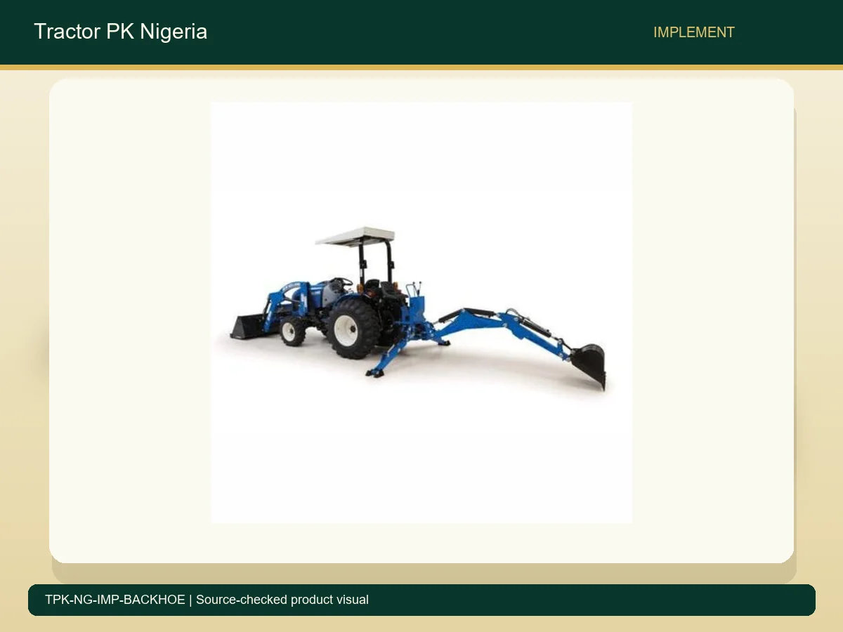 Backhoe Attachment for Nigerian Tractor Earthwork accurate product photo