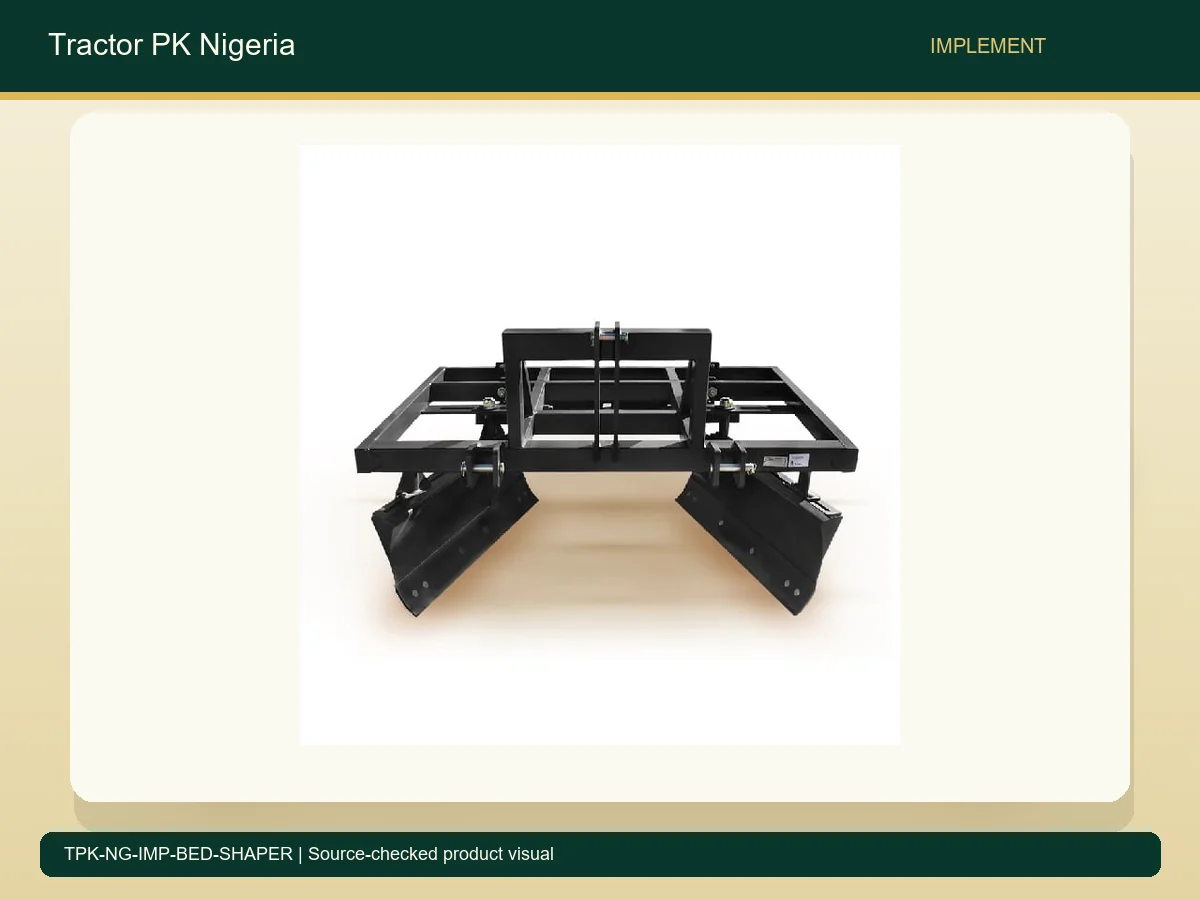 Precision Bed Shaper for Nigerian Vegetable Beds accurate product photo