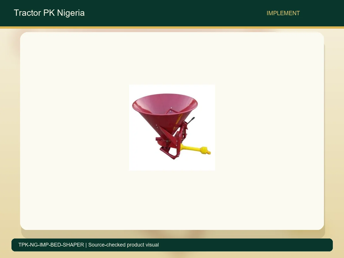 Precision Bed Shaper for Nigerian Vegetable Beds accurate product photo
