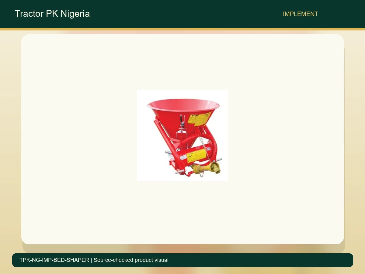 Precision Bed Shaper for Nigerian Vegetable Beds accurate product photo