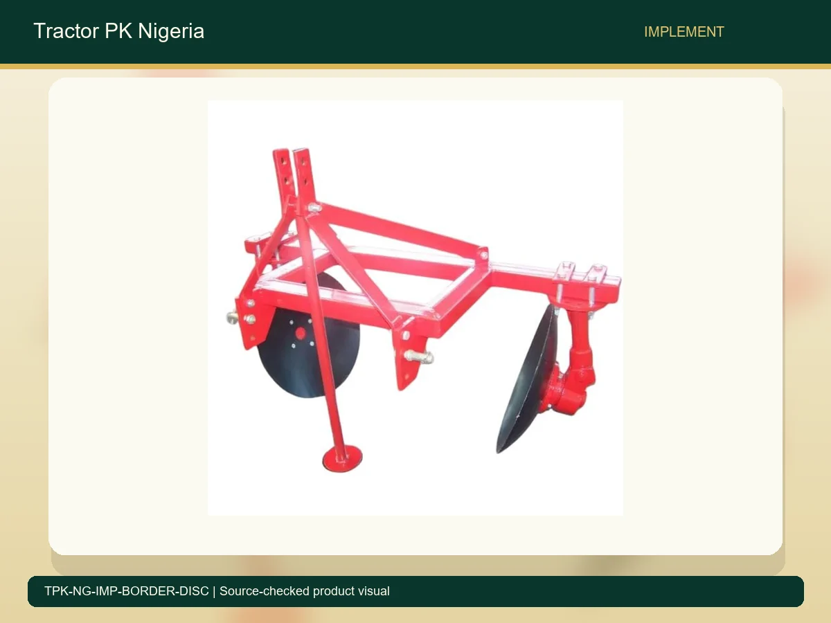 Border Disc Row Maker for Nigerian Field Edges accurate product photo