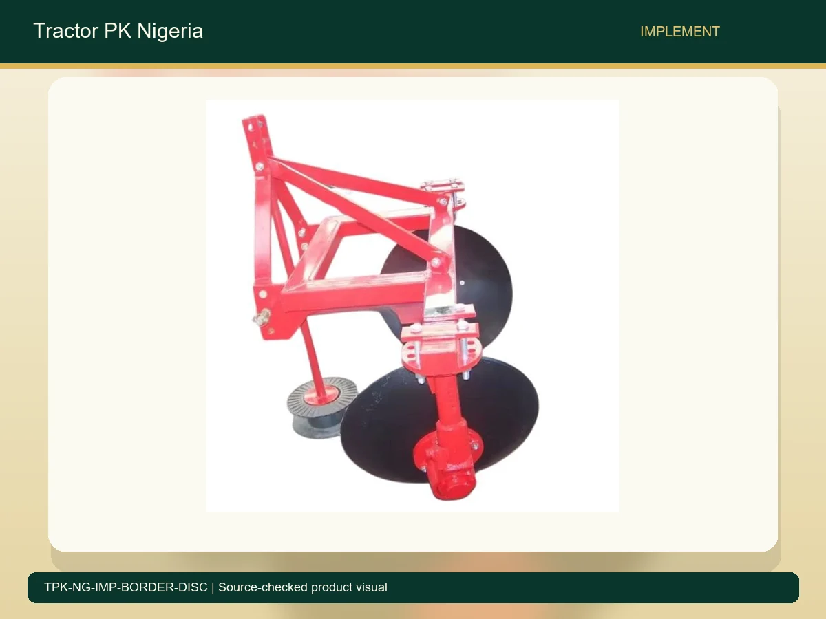 Border Disc Row Maker for Nigerian Field Edges accurate product photo