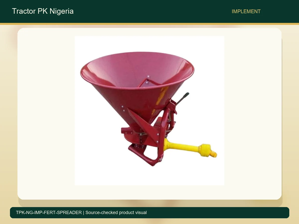 PTO Fertilizer Spreader for Nigerian Farms accurate product photo