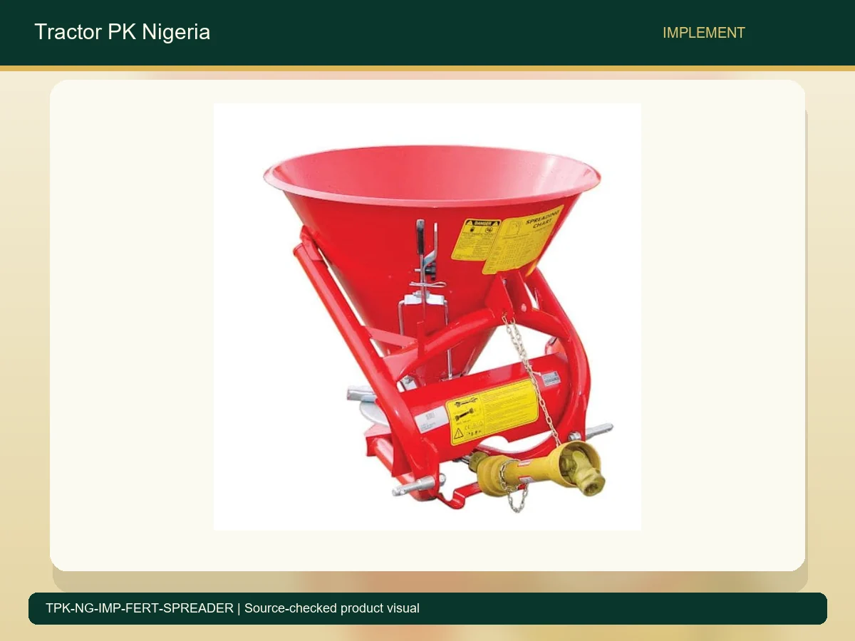 PTO Fertilizer Spreader for Nigerian Farms accurate product photo