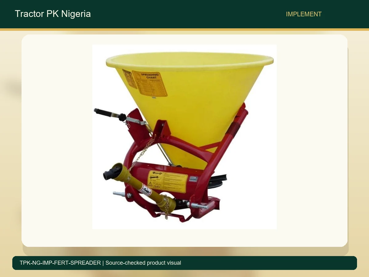 PTO Fertilizer Spreader for Nigerian Farms accurate product photo