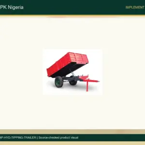 Hydraulic Tip Trailer for Nigerian Farm Haulage accurate product photo