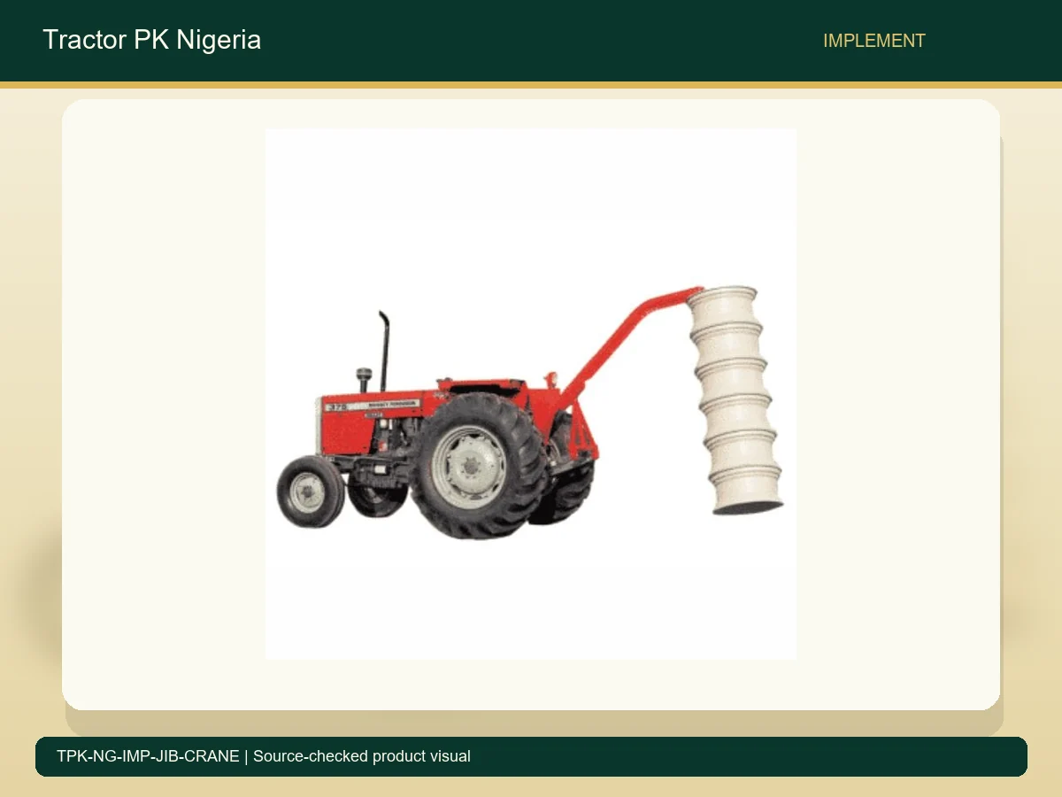 Light Jib Crane Attachment for Nigerian Farm Loading accurate product photo