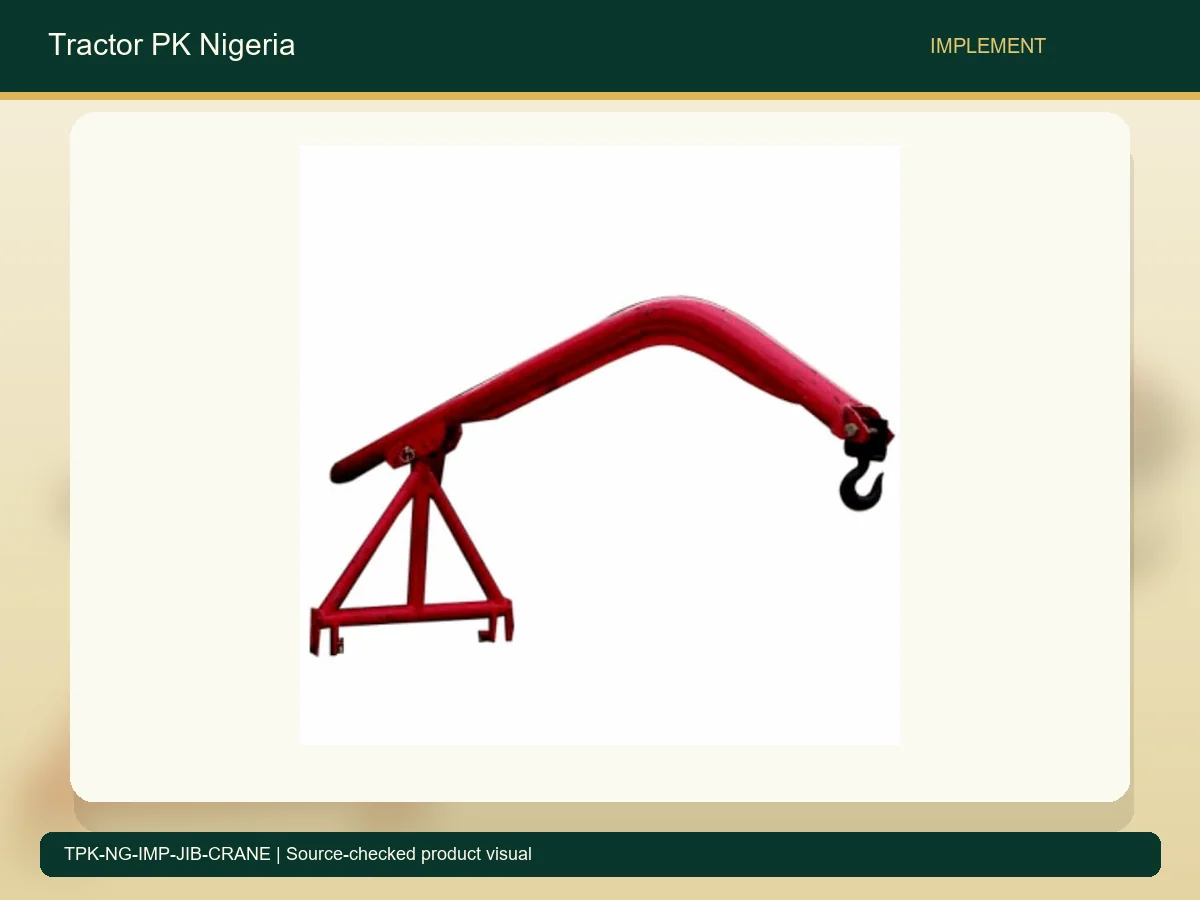Light Jib Crane Attachment for Nigerian Farm Loading accurate product photo