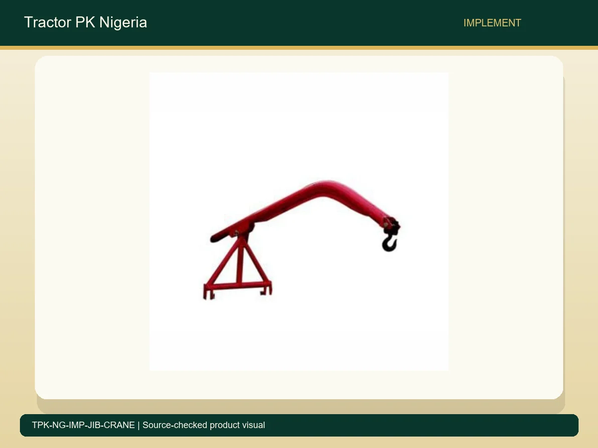 Light Jib Crane Attachment for Nigerian Farm Loading accurate product photo