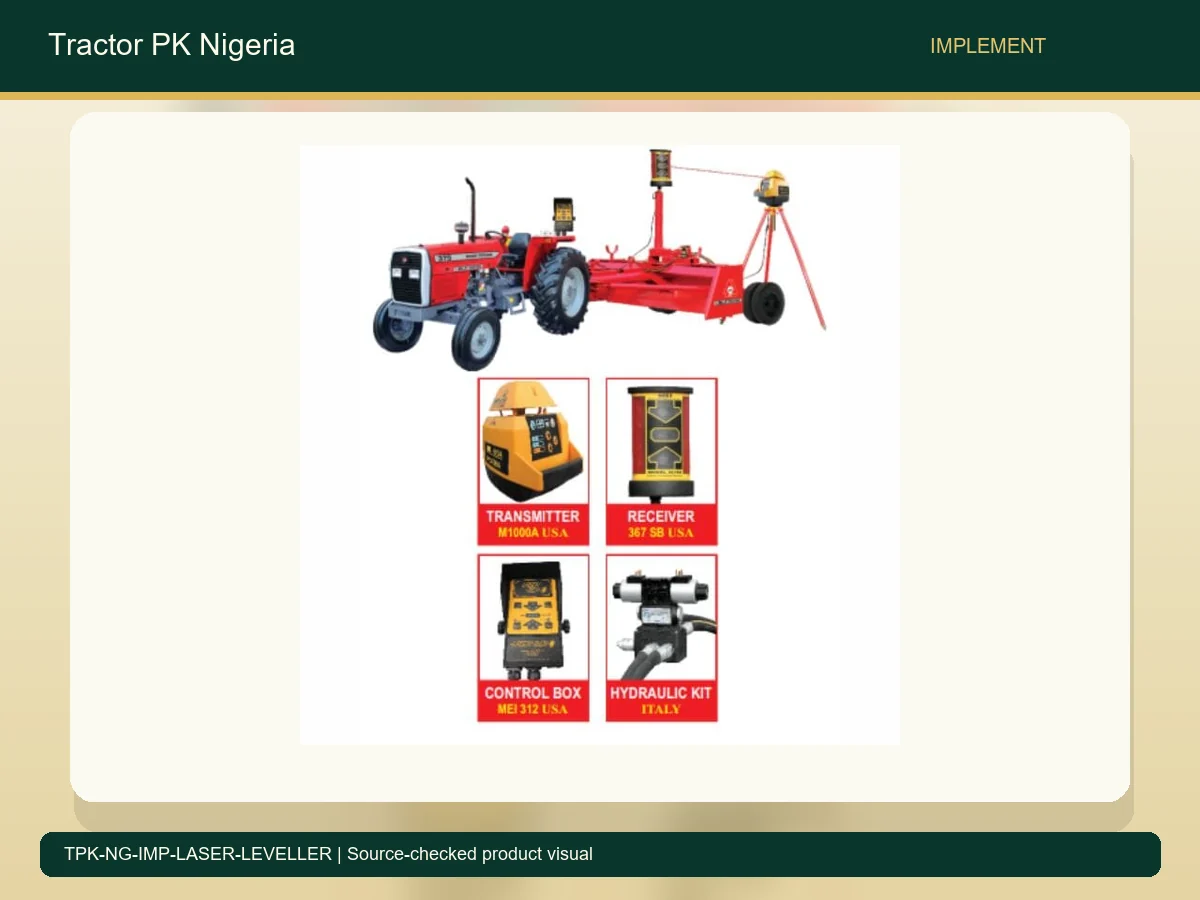 Laser Land Leveller for Nigerian Field Grading accurate product photo