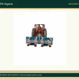 Maize Bed Planter for Nigerian Row Crops accurate product photo