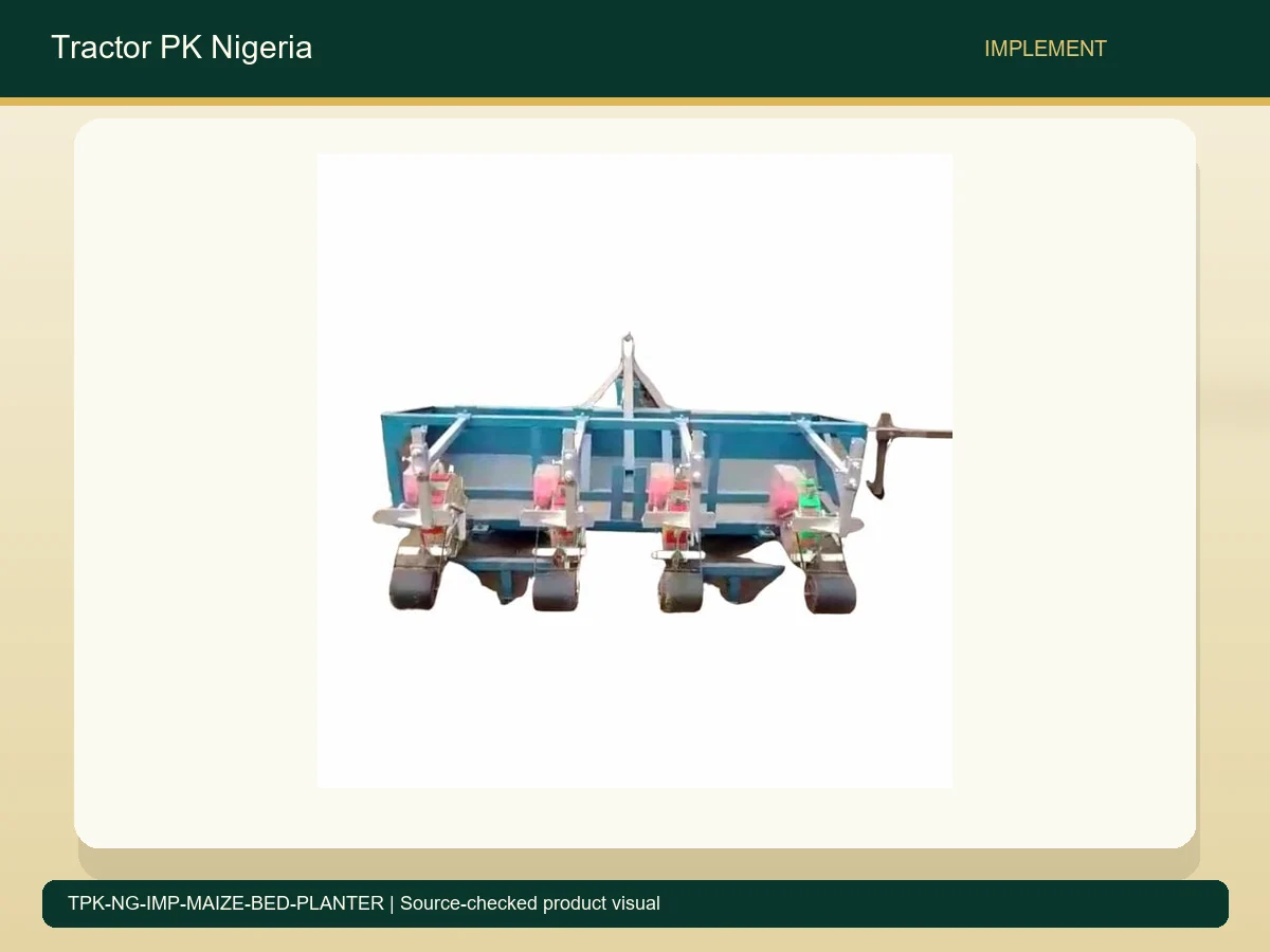 Maize Bed Planter for Nigerian Row Crops accurate product photo
