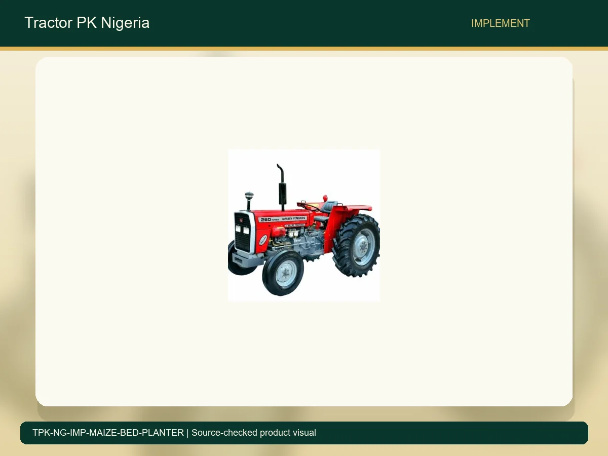 Maize Bed Planter for Nigerian Row Crops accurate product photo