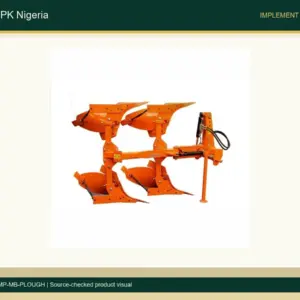Reversible Hydraulic Mouldboard Plough for Nigeria accurate product photo