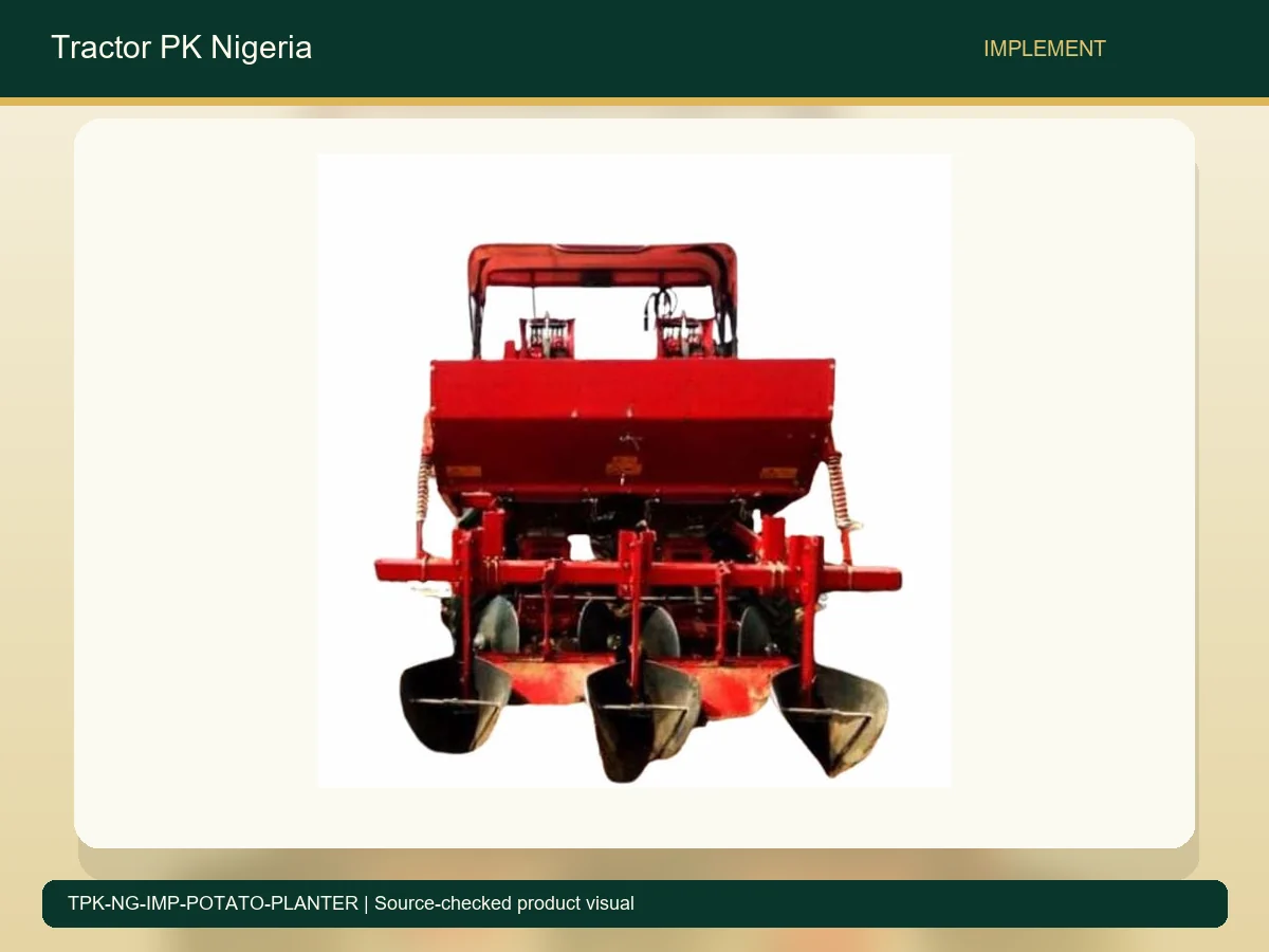 Potato Planter for Nigerian Tractor Rows accurate product photo