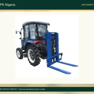 Rear 3 Point Forklift Attachment for Nigerian Tractors accurate product photo