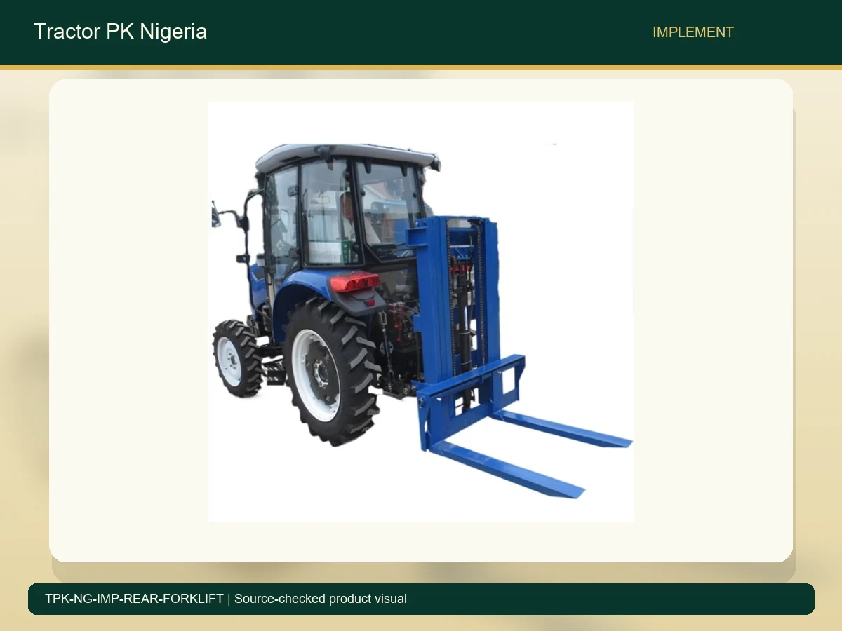 Rear 3 Point Forklift Attachment for Nigerian Tractors accurate product photo