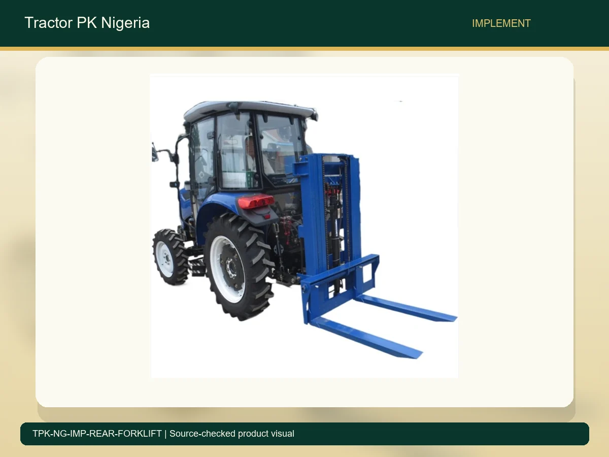Rear 3 Point Forklift Attachment for Nigerian Tractors accurate product photo