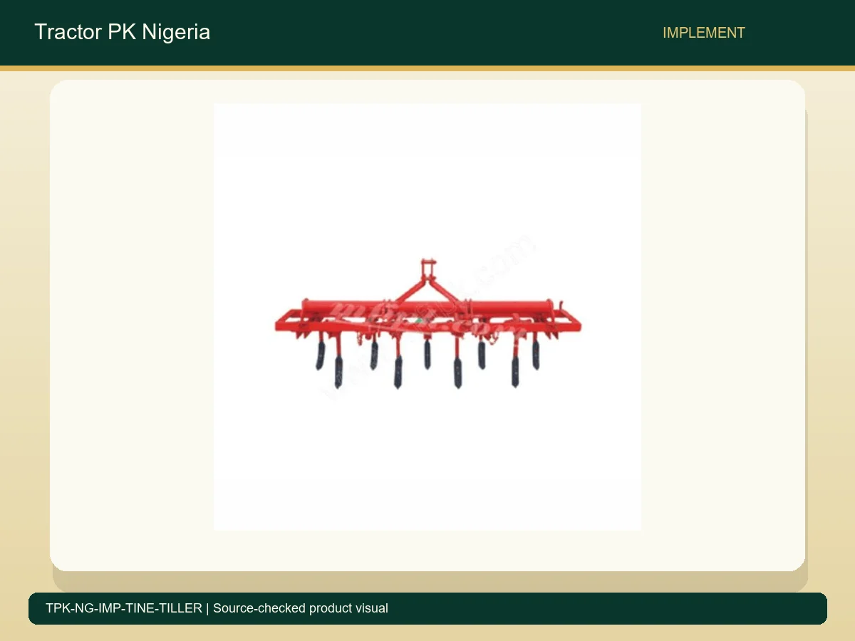 Tine Cultivator Tiller for Nigerian Row Preparation accurate product photo