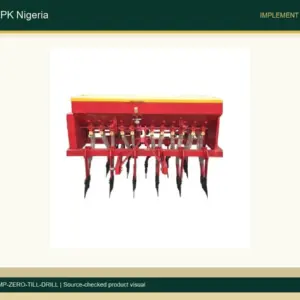 Zero Till Seed Drill for Nigerian Grain Planting accurate product photo