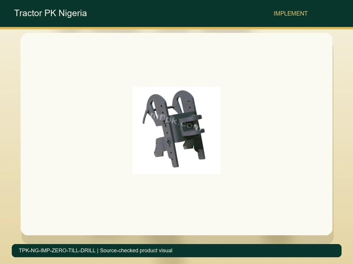 Zero Till Seed Drill for Nigerian Grain Planting accurate product photo