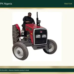 MF 235 50HP Economy Tractor for Nigerian Farm Work accurate product photo