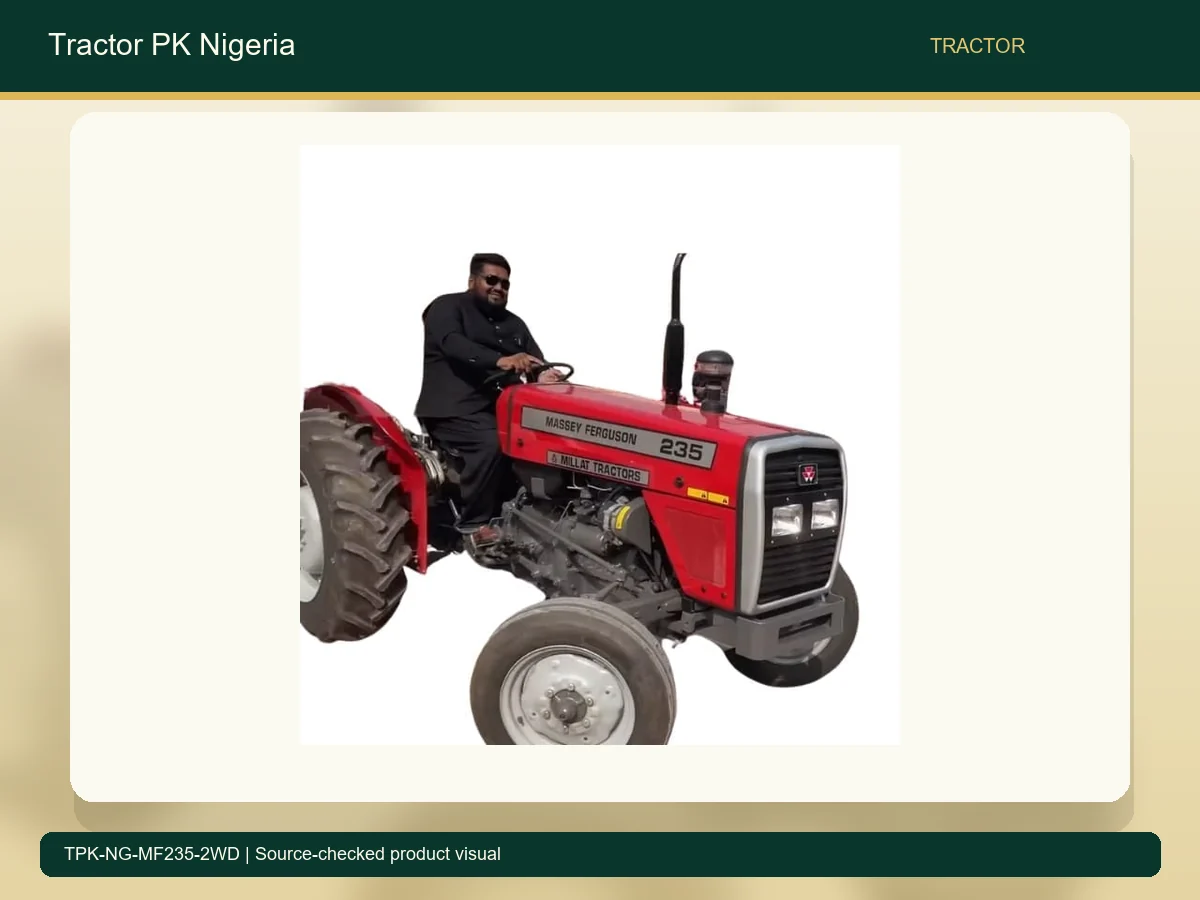 MF 235 50HP Economy Tractor for Nigerian Farm Work accurate product photo