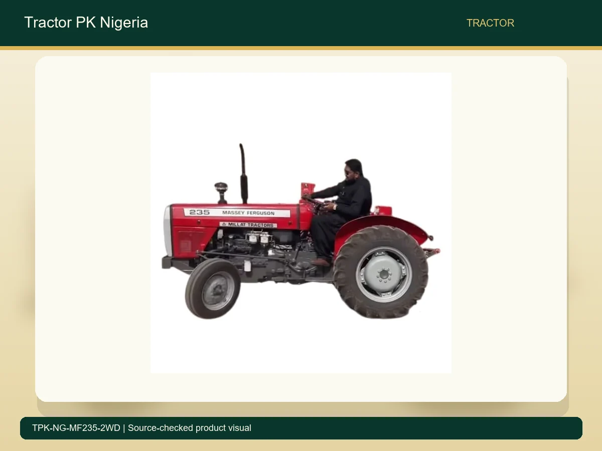 MF 235 50HP Economy Tractor for Nigerian Farm Work accurate product photo