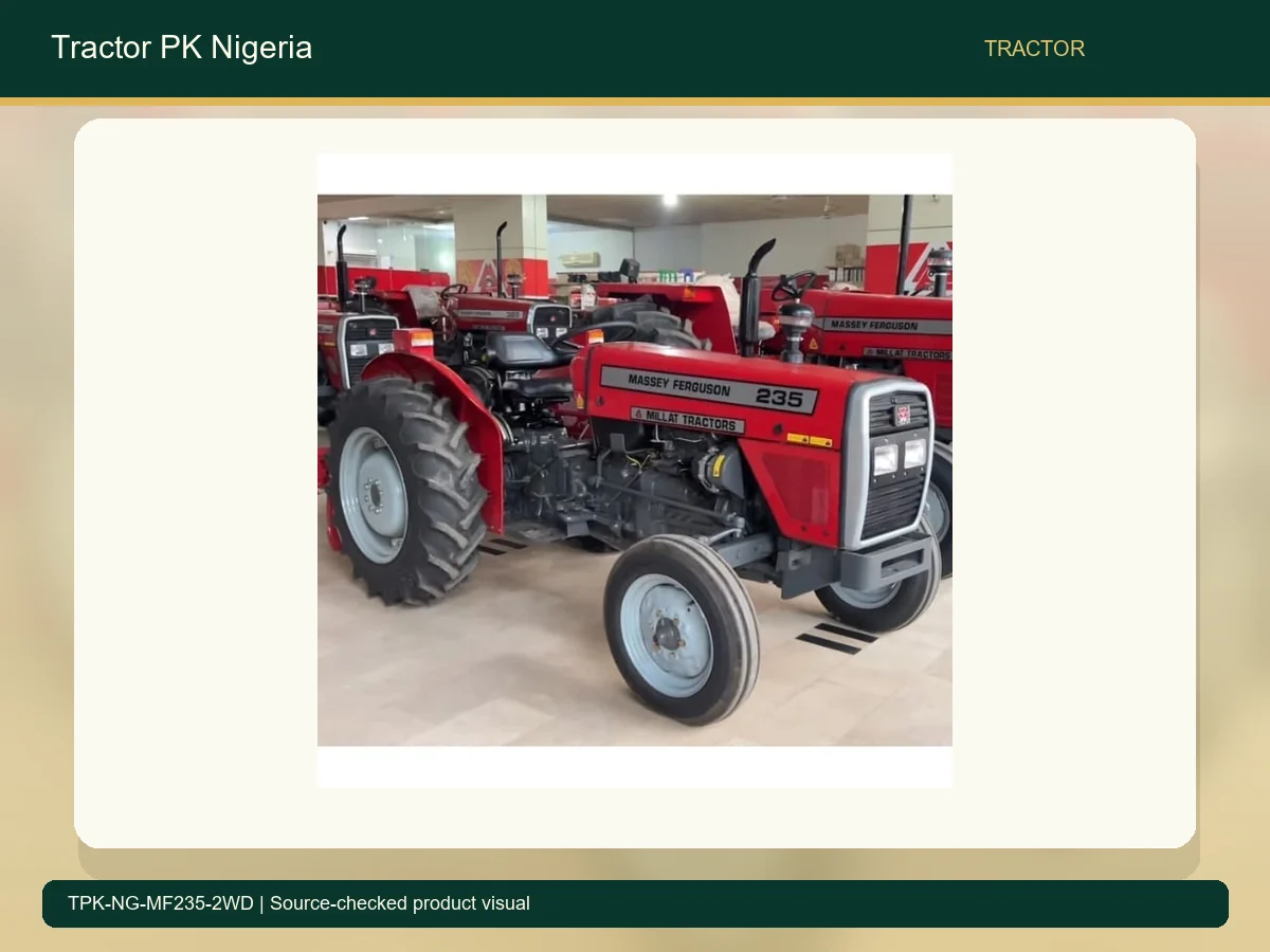MF 235 50HP Economy Tractor for Nigerian Farm Work accurate product photo