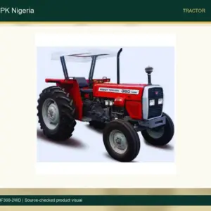 MF 360 60HP Field Tractor for Nigerian Farms accurate product photo