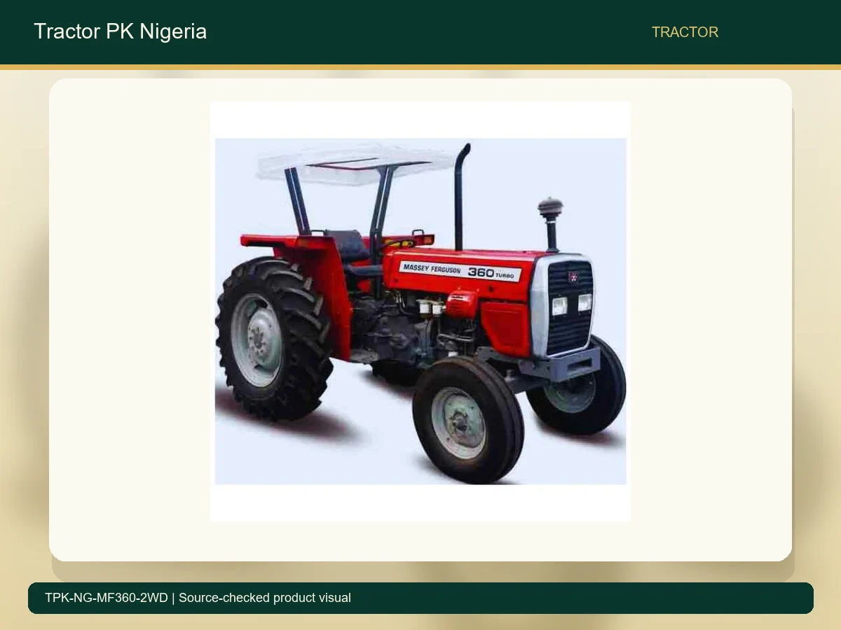 MF 360 60HP Field Tractor for Nigerian Farms accurate product photo