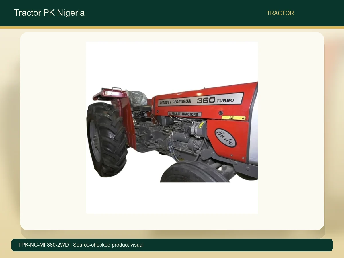 MF 360 60HP Field Tractor for Nigerian Farms accurate product photo