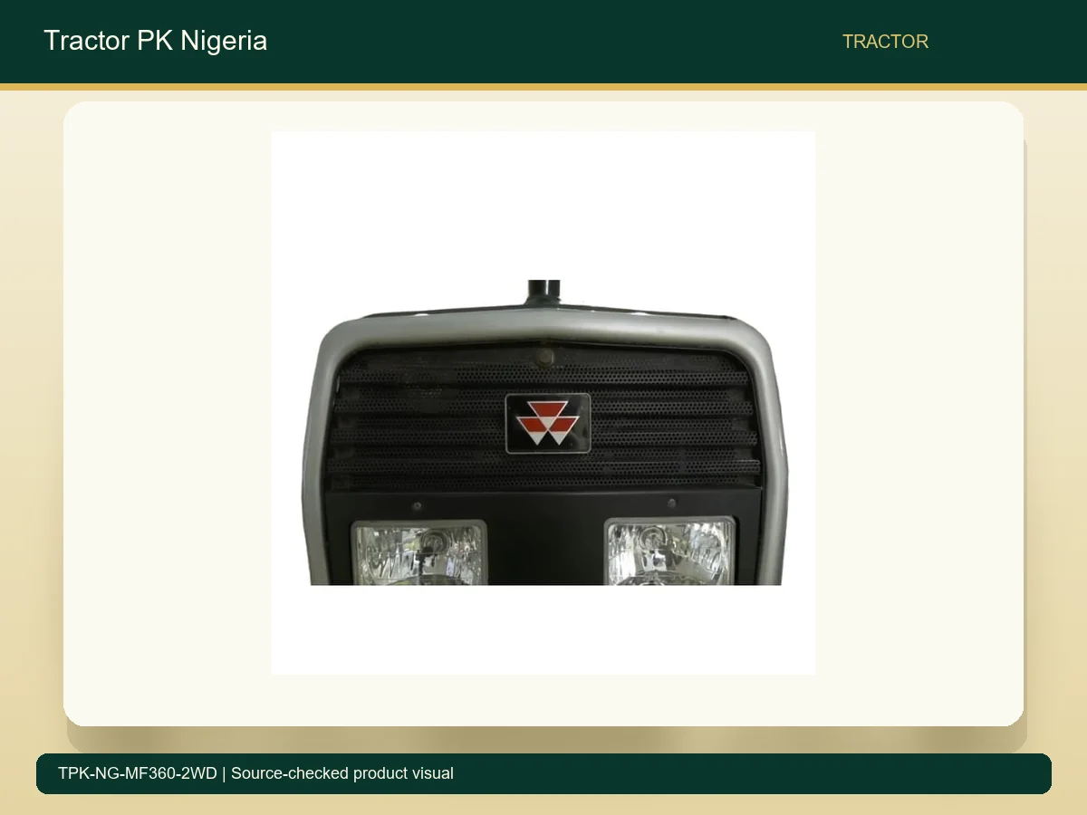 MF 360 60HP Field Tractor for Nigerian Farms accurate product photo