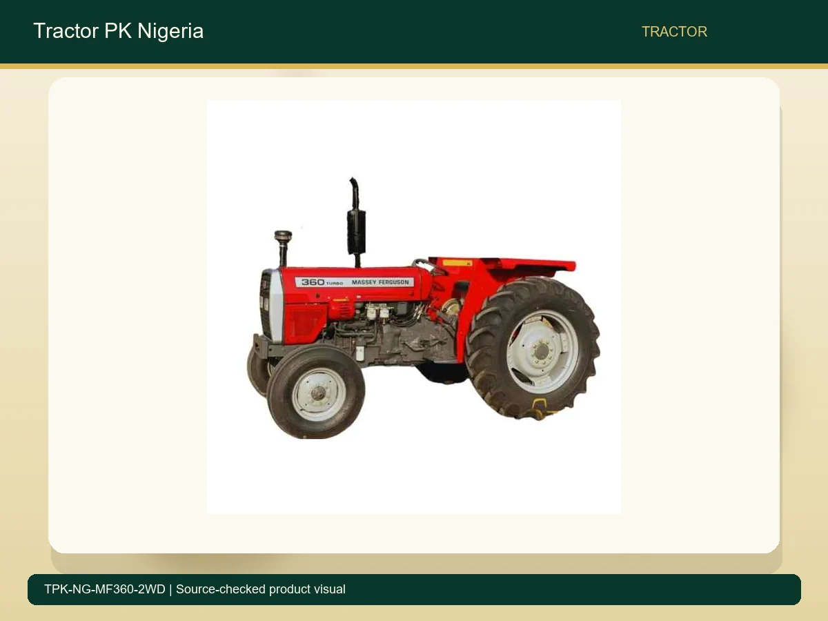 MF 360 60HP Field Tractor for Nigerian Farms accurate product photo