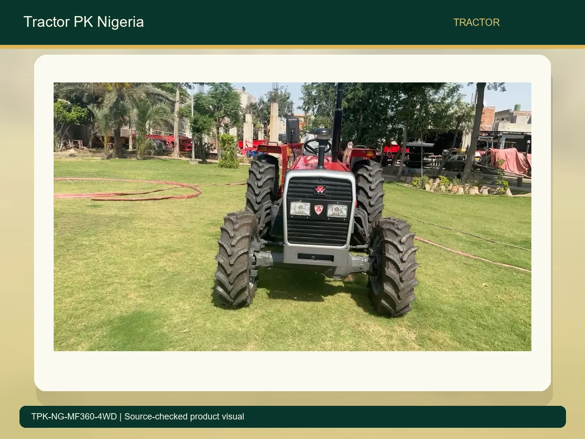 MF 360 4WD 60HP Wet Field Tractor for Nigeria accurate product photo