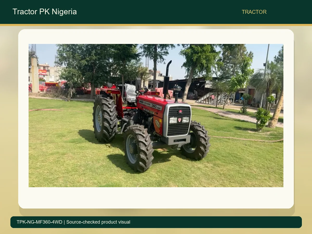 MF 360 4WD 60HP Wet Field Tractor for Nigeria accurate product photo