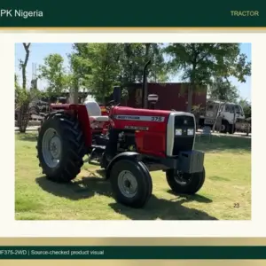 MF 375 75HP Hot Selling Tractor for Nigeria accurate product photo