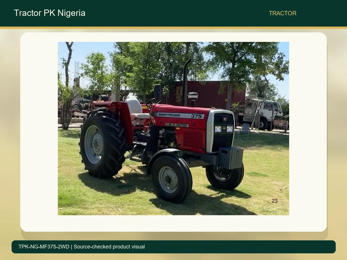 MF 375 75HP Hot Selling Tractor for Nigeria accurate product photo