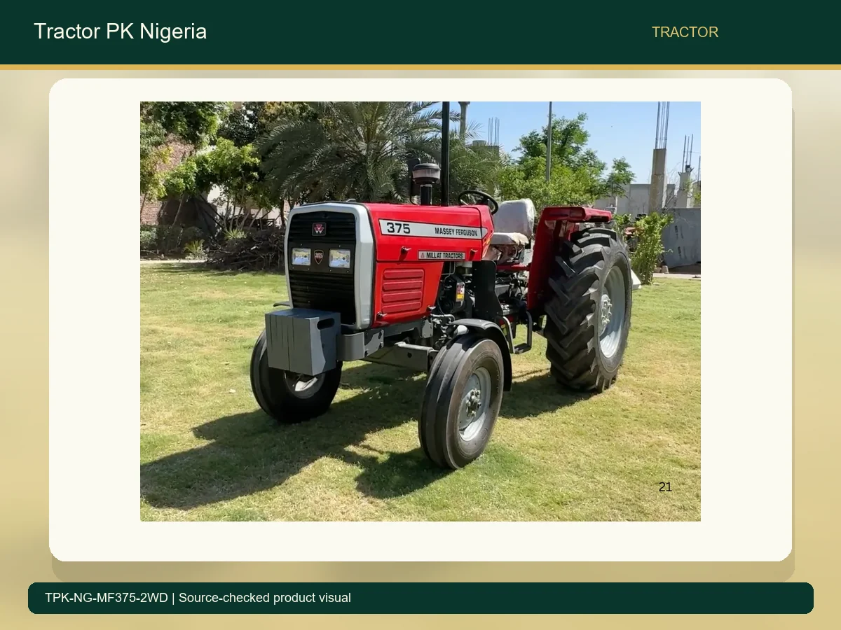 MF 375 75HP Hot Selling Tractor for Nigeria accurate product photo