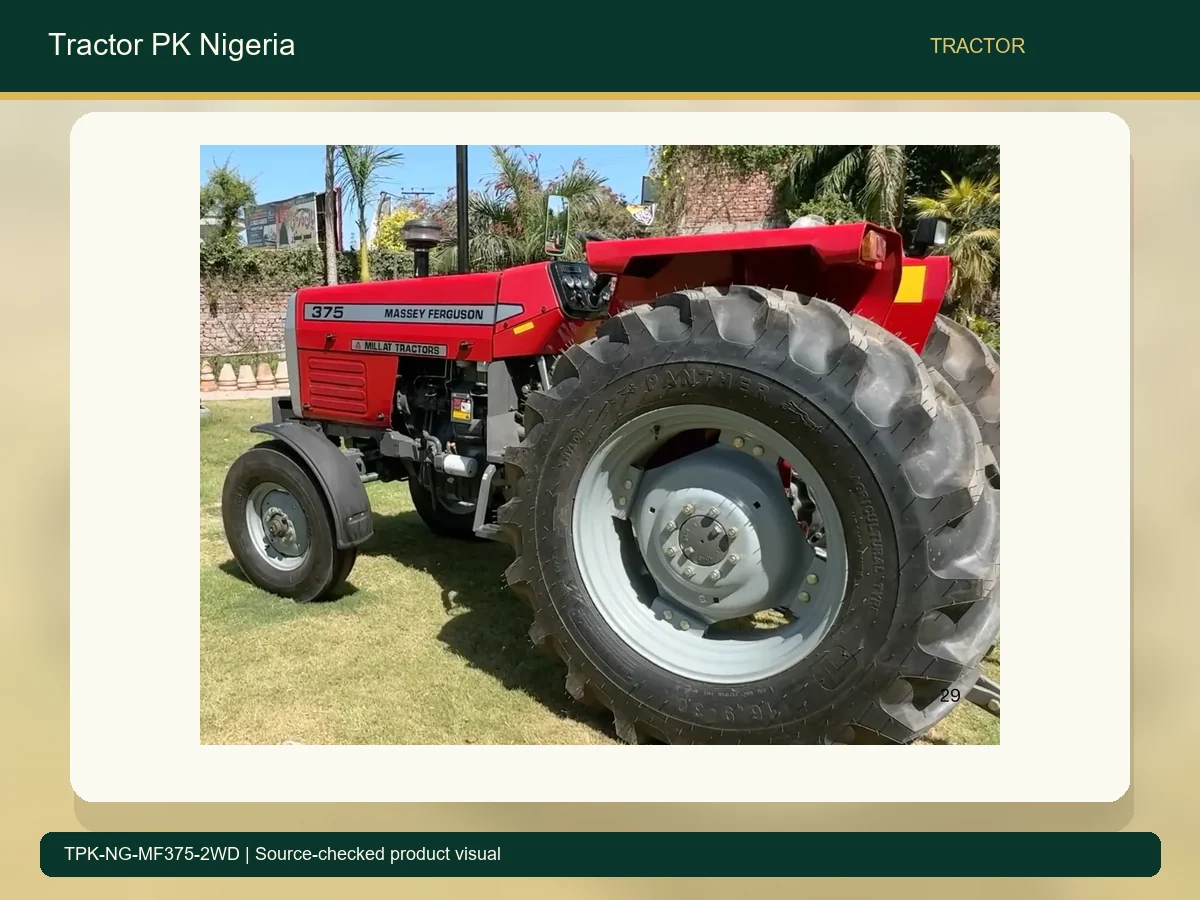 MF 375 75HP Hot Selling Tractor for Nigeria accurate product photo