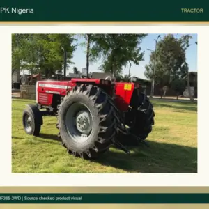 MF 385 85HP Heavy Duty 2WD Tractor for Nigeria accurate product photo