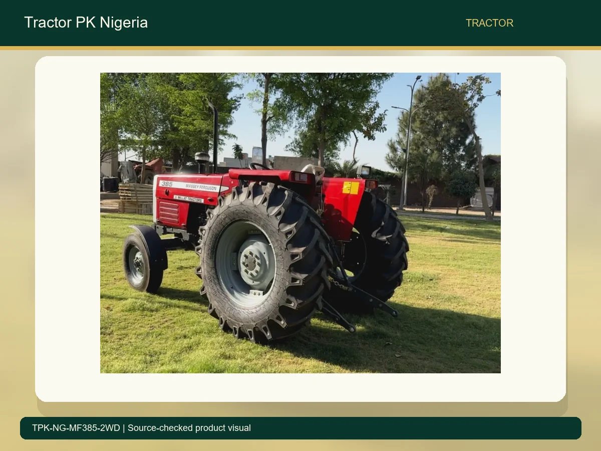 MF 385 85HP Heavy Duty 2WD Tractor for Nigeria accurate product photo