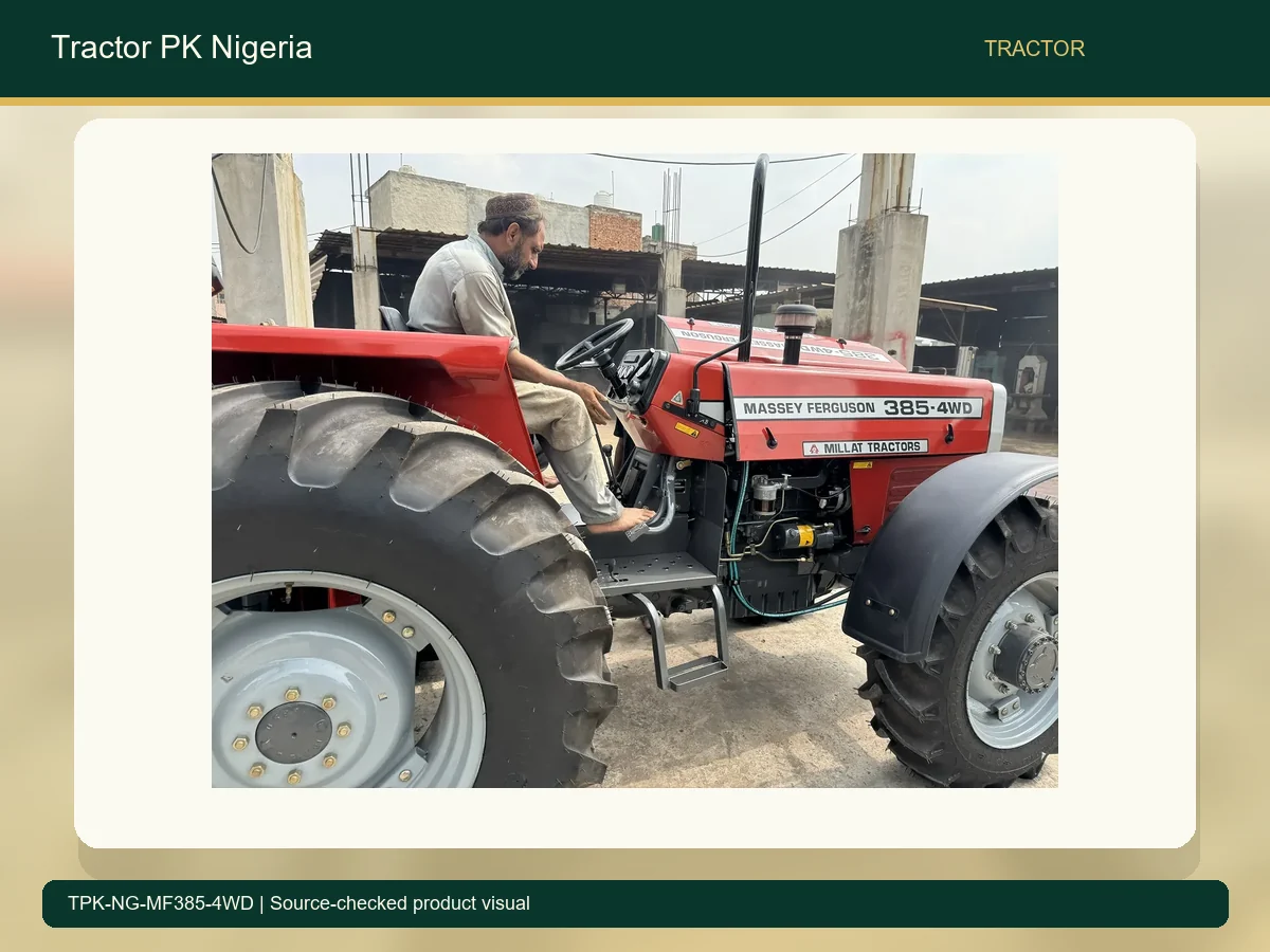 MF 385 4WD 85HP High Traction Tractor for Nigeria accurate product photo