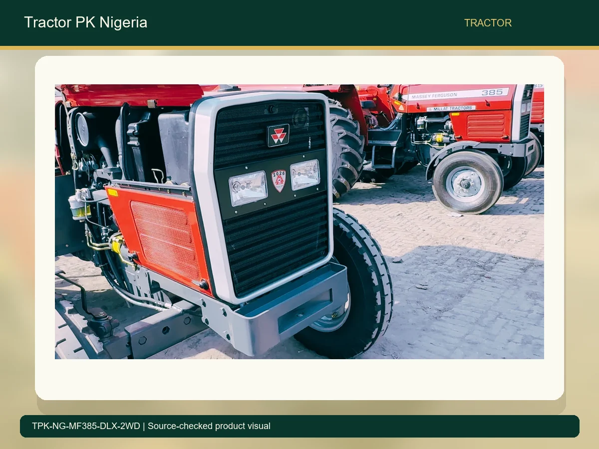 MF 385 Deluxe 2WD Tractor Package for Nigerian Buyers accurate product photo