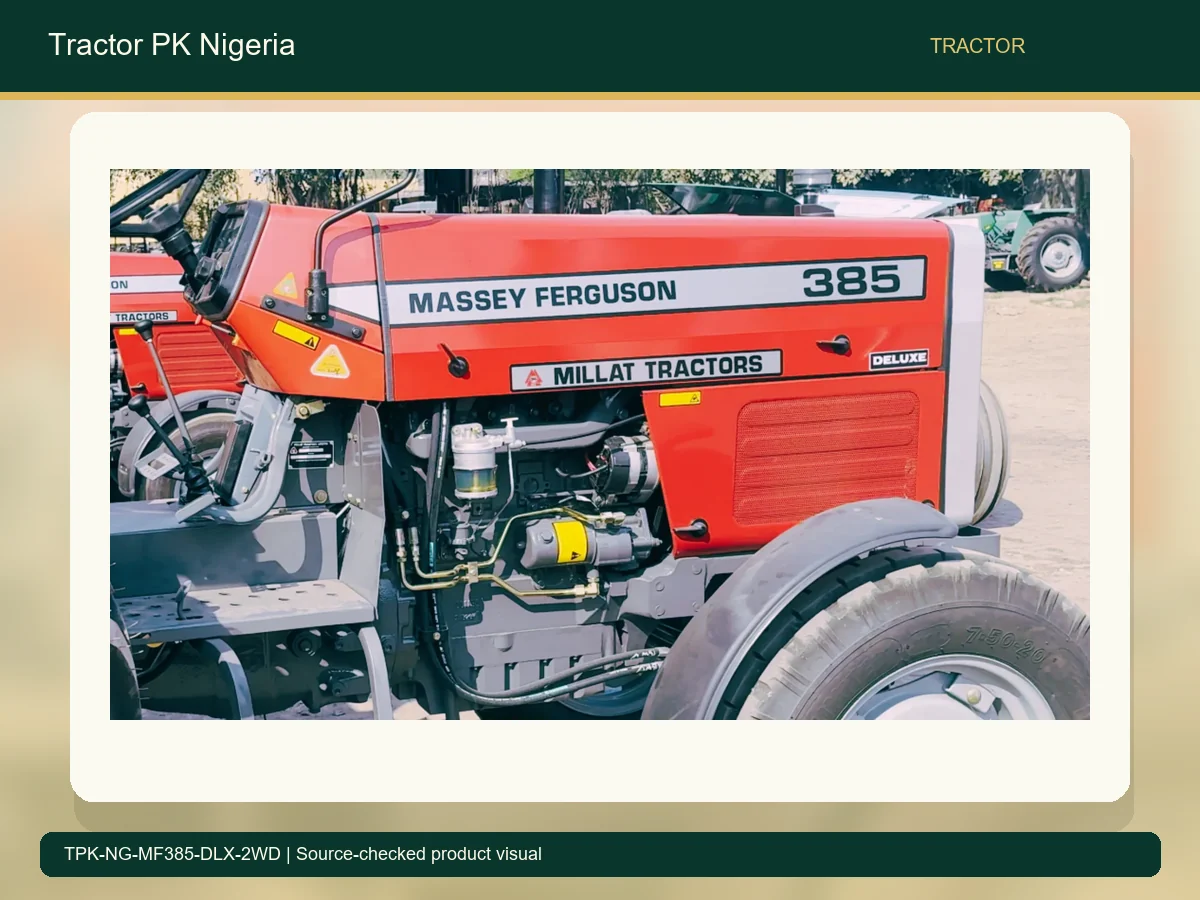 MF 385 Deluxe 2WD Tractor Package for Nigerian Buyers accurate product photo