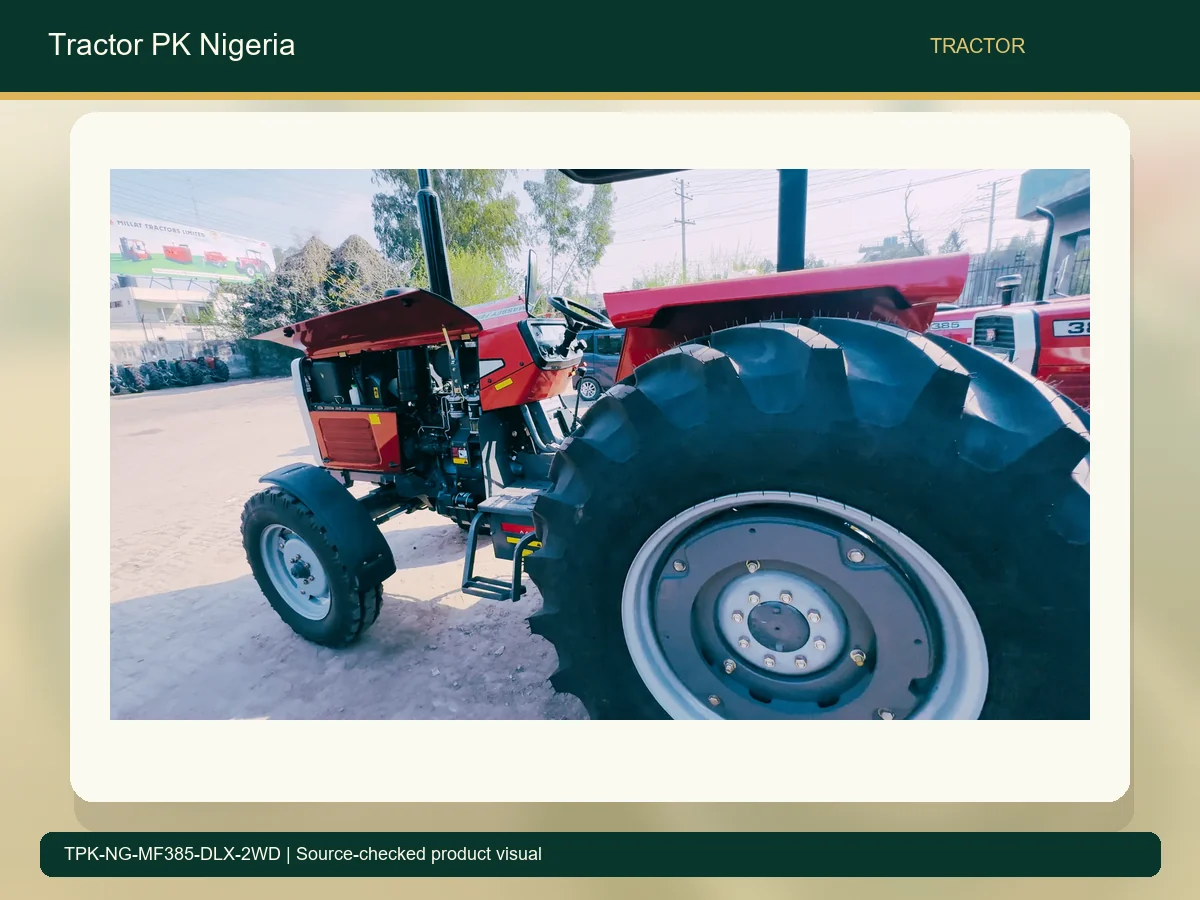 MF 385 Deluxe 2WD Tractor Package for Nigerian Buyers accurate product photo